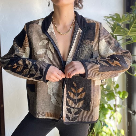 🏷 Sold | Floral Patchwork Jacket - Picture 8 of 9